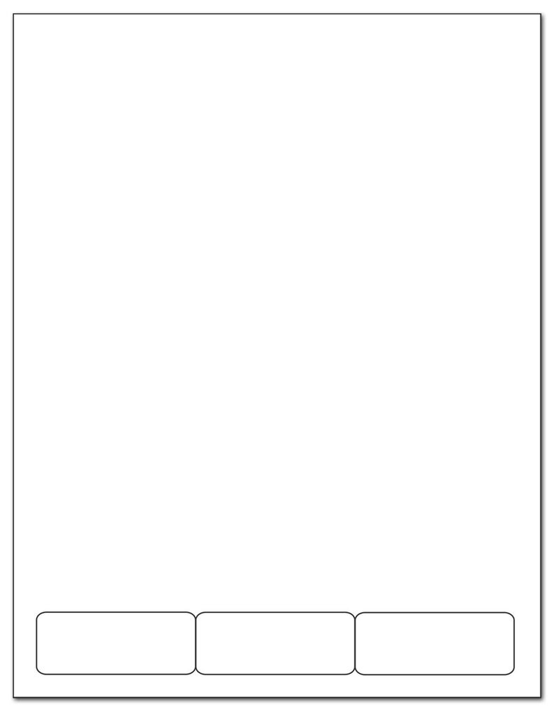 NextDayLabels - Integrated Laser Form with Label Combination (2.562" x 1" | 3 Labels | 250 Pack) - Image 1
